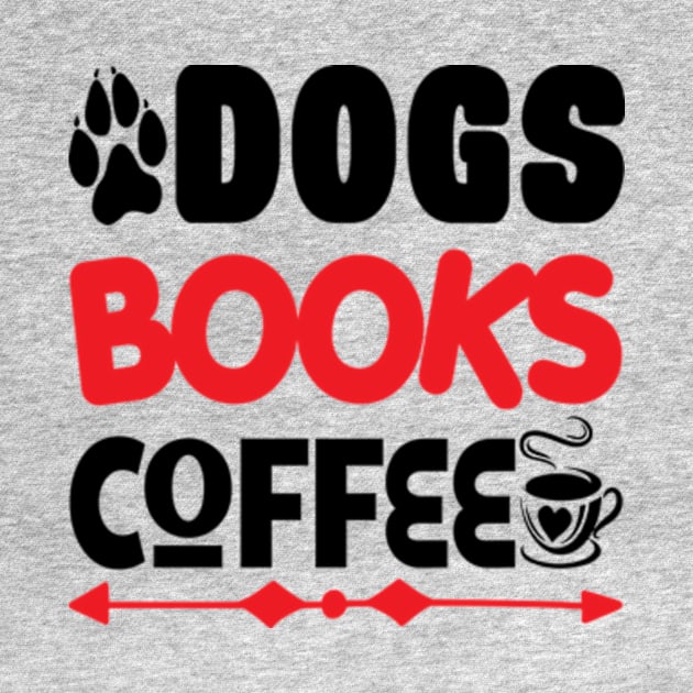 Dogs Books Coffee Cute Reader Bookworm Gifts 2024 by sarcasmandadulting